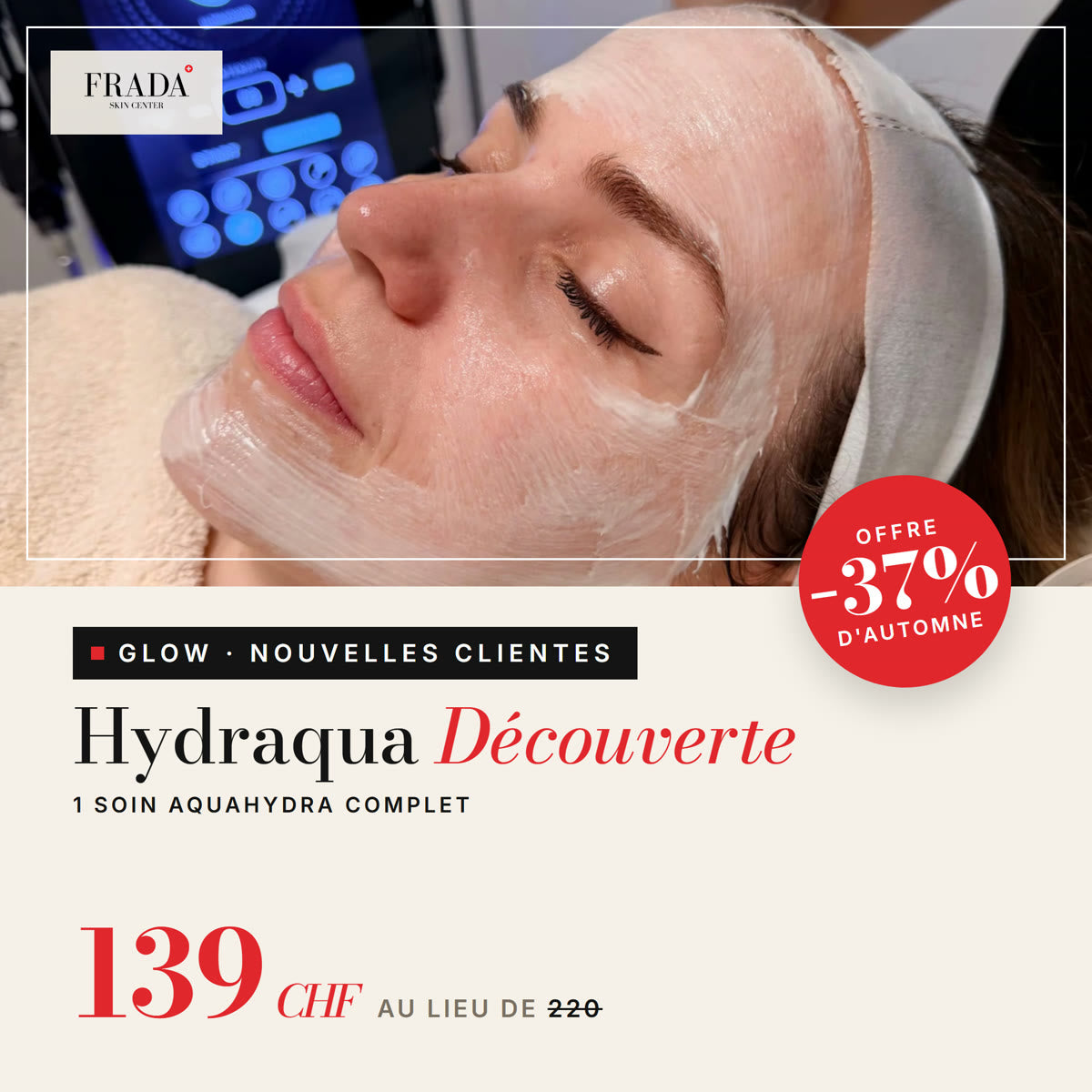 Hydraqua Découverte — 1 soin Aquahydra complet (nouvelles clientes)